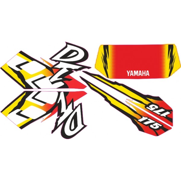 YAMAHA DT175 RED